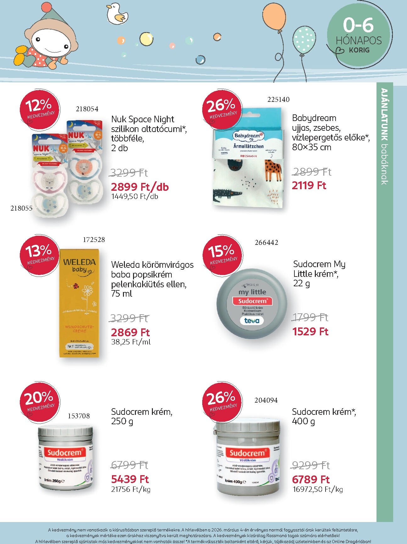 rossmann - Rossmann - BabaProgram akciós újság, érvényes 2026.03.09. - 2026.04.05. - page: 7