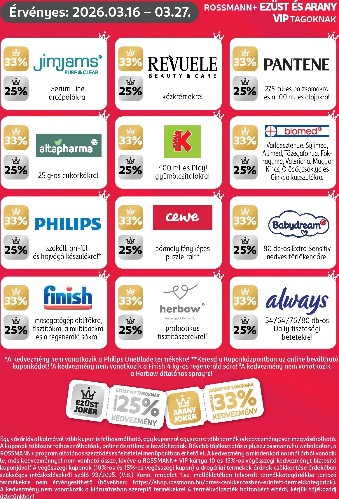 rossmann - Rossmann - Kuponjaid akciós újság, érvényes 2026.03.16. - 2026.03.27. - page: 3