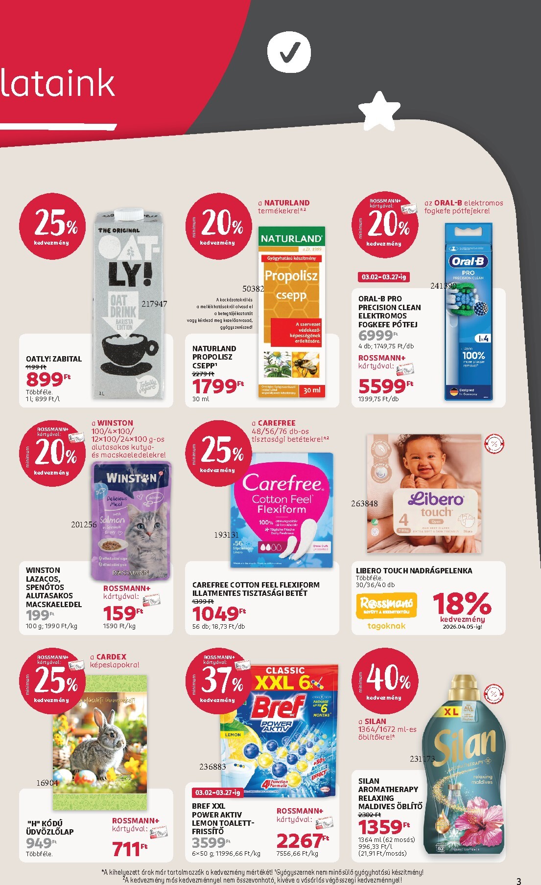 rossmann - Rossmann akciós újság, érvényes 2026.03.16. - 2026.03.27. - page: 3