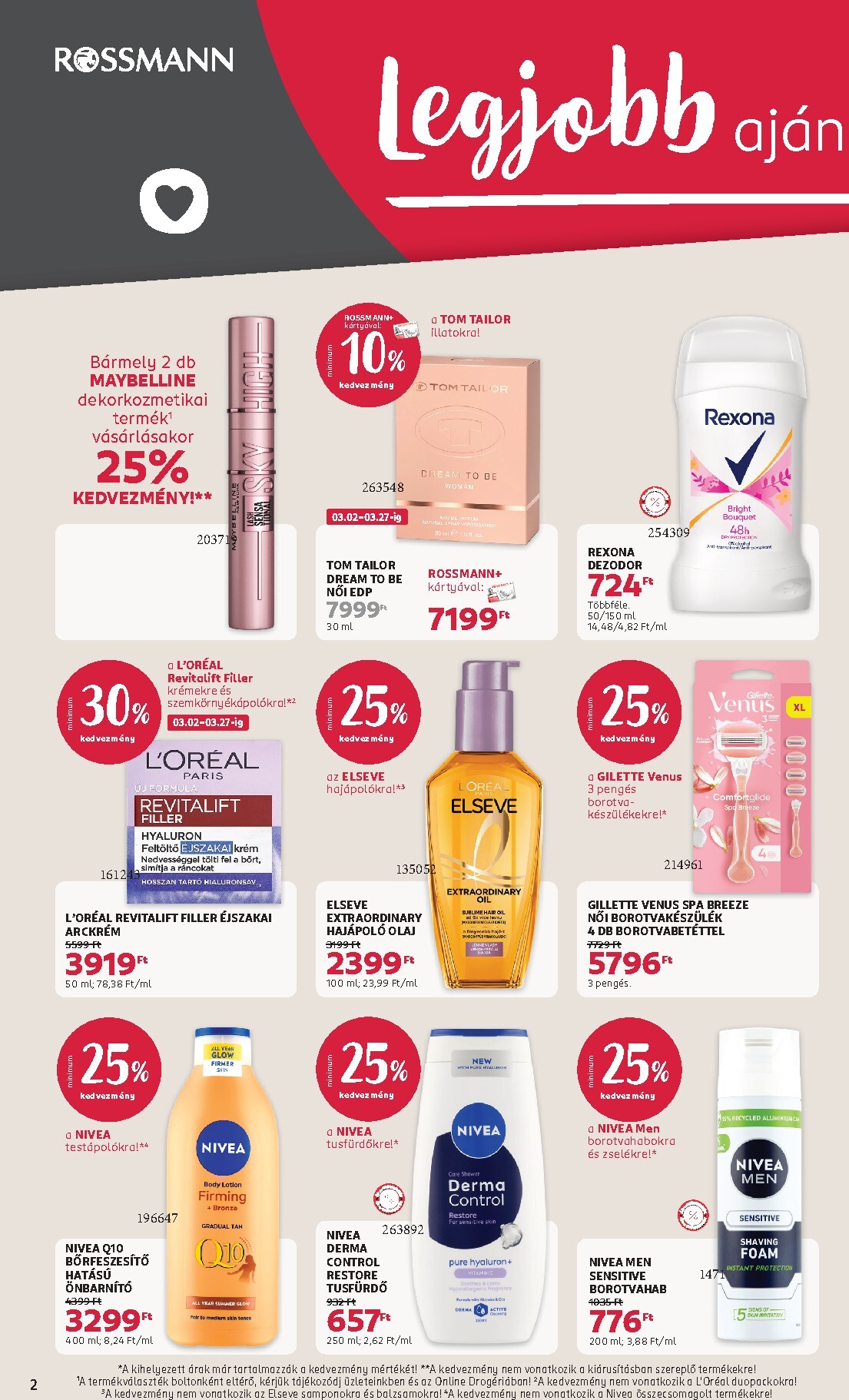 rossmann - Rossmann akciós újság, érvényes 2026.03.16. - 2026.03.27. - page: 2