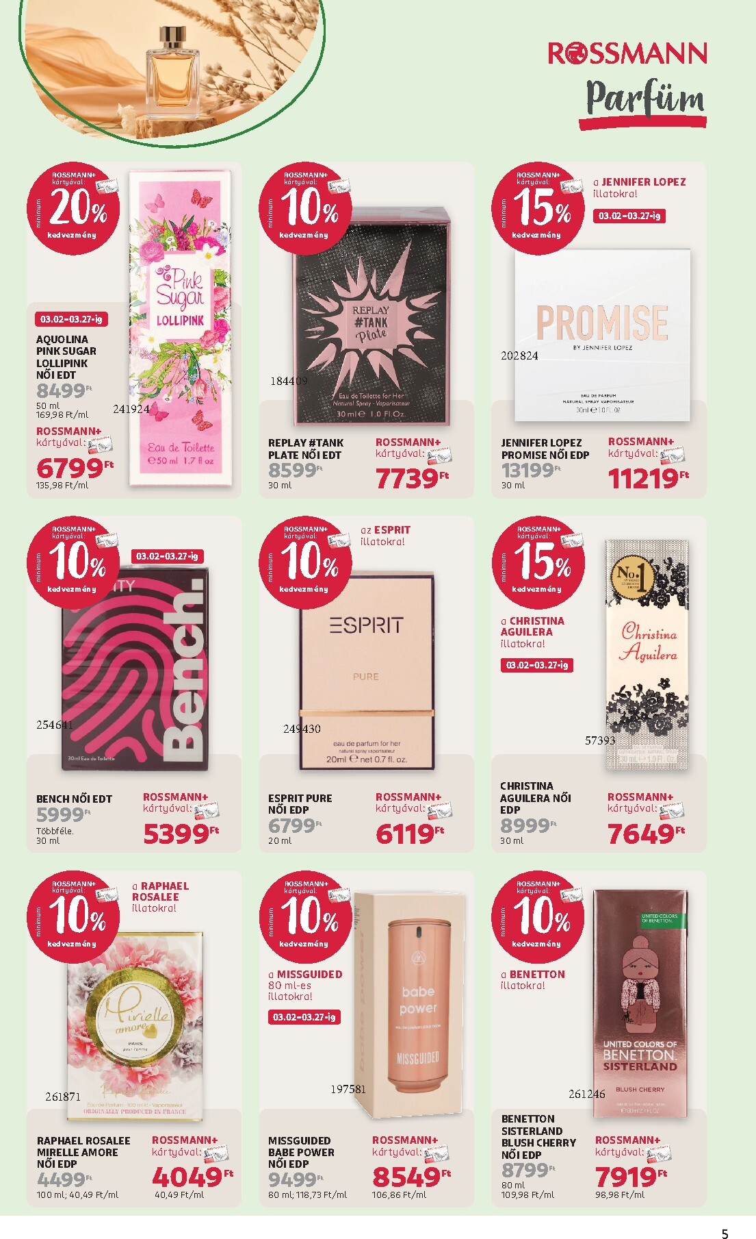 rossmann - Rossmann akciós újság, érvényes 2026.03.16. - 2026.03.27. - page: 5