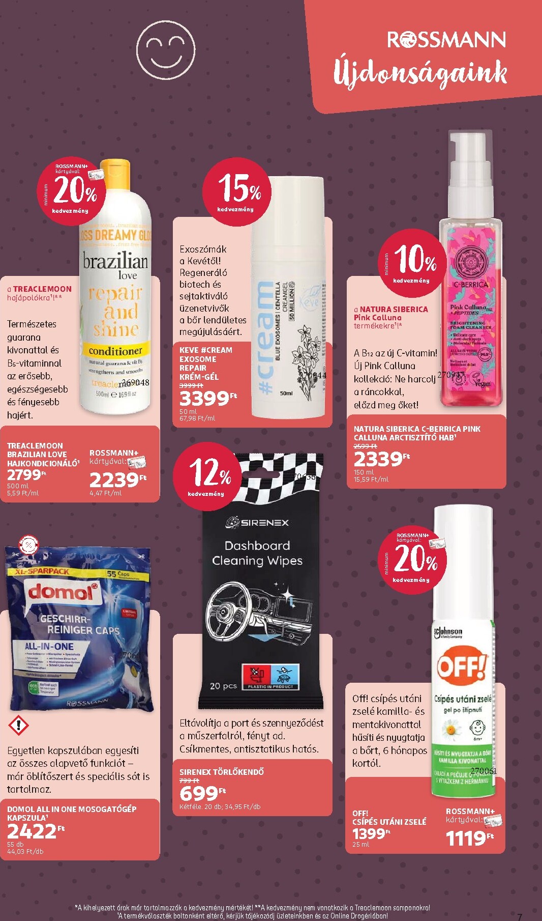 rossmann - Rossmann hirdetmény a következő hétre hétfőtől 2026.05.04.-tól péntektől 2026.05.15.-ig - page: 7