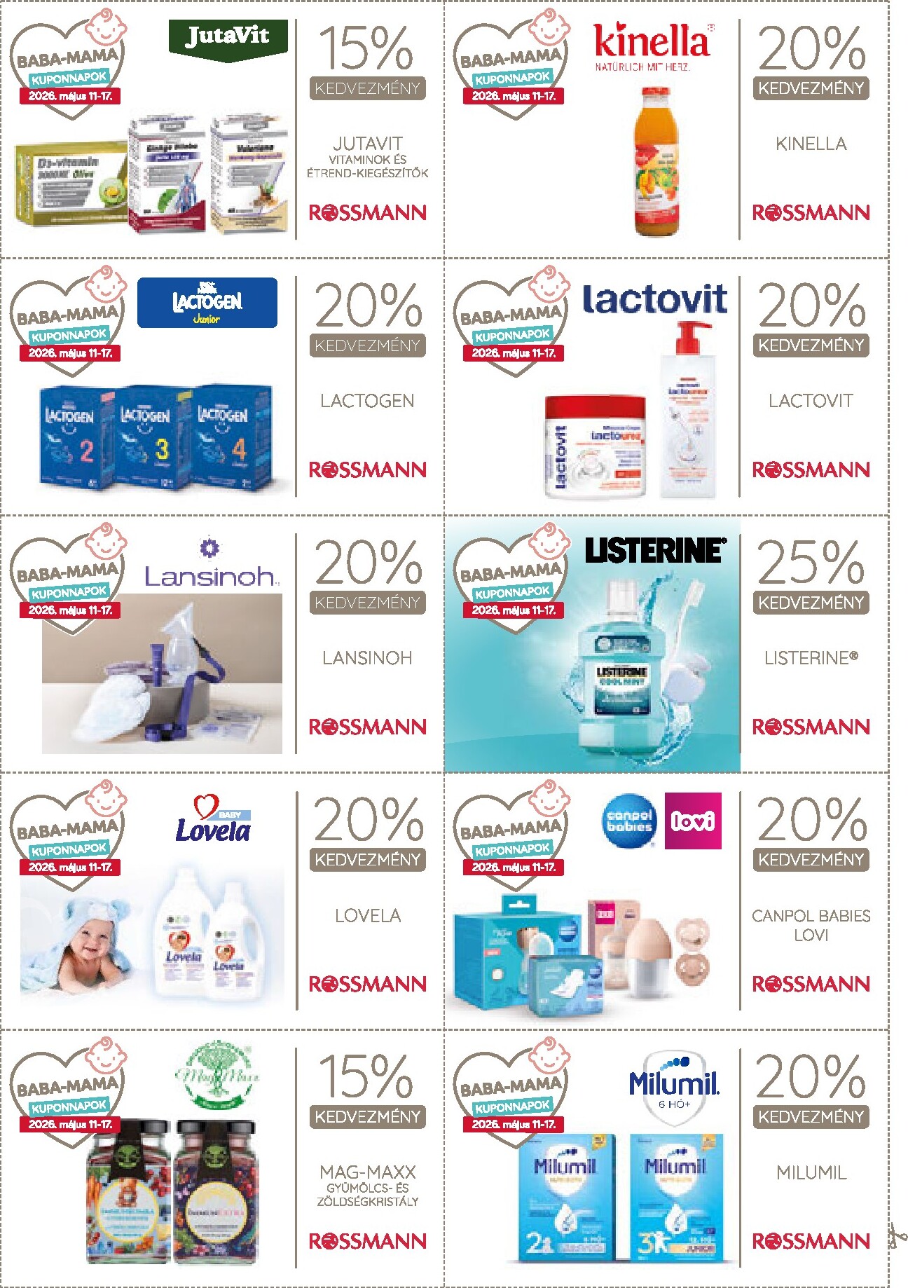 rossmann - Rossmann - Kupon magazin hirdetmény a következő hétre hétfőtől 2026.05.11.-tól vasárnaptól 2026.05.17.-ig - page: 17