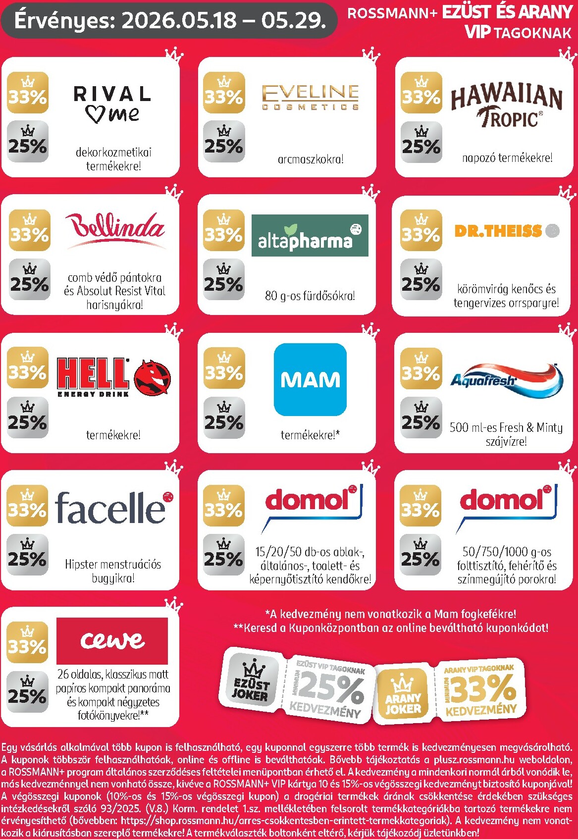 rossmann - Rossmann - Kuponjaid hirdetmény a következő hétre hétfőtől 2026.05.18.-tól péntektől 2026.05.29.-ig - page: 3