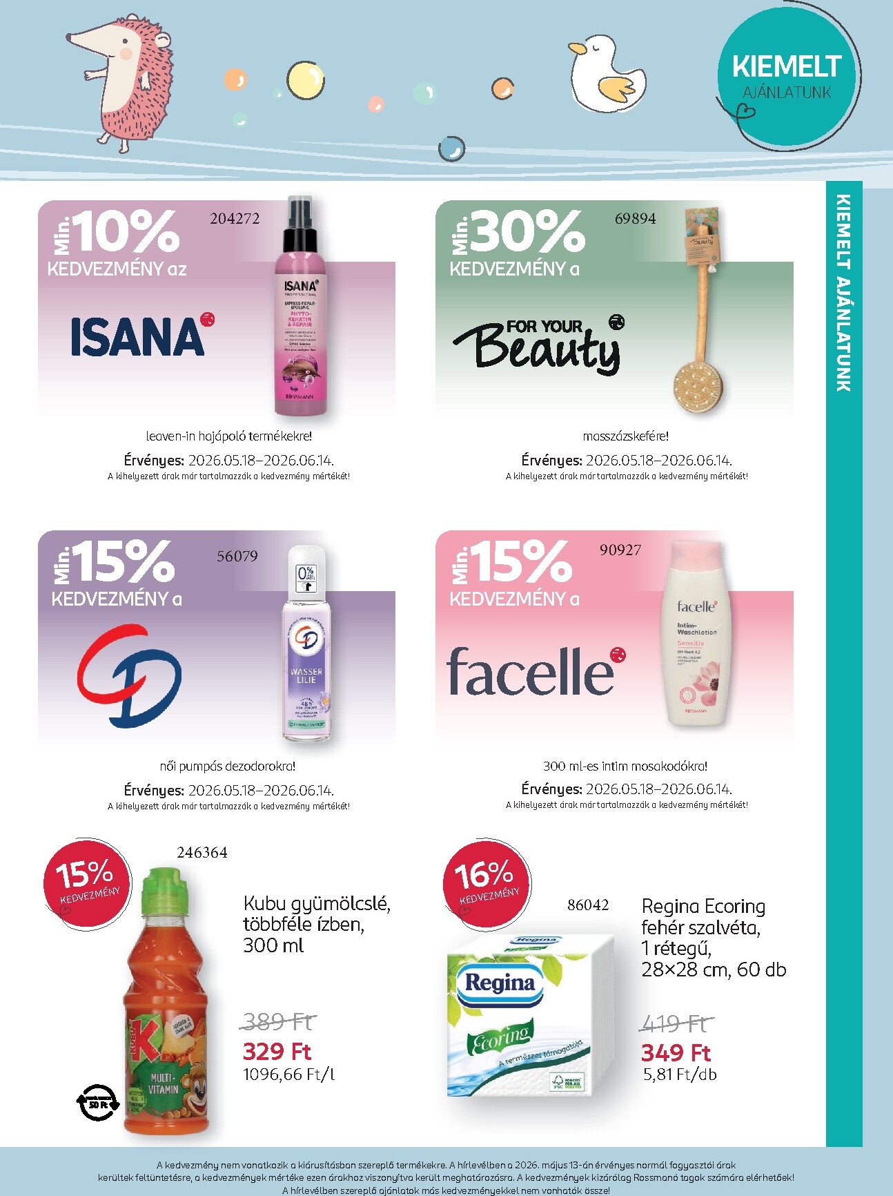 rossmann - Rossmann - Babaprogram hirdetmény a következő hétre hétfőtől 2026.05.18.-tól vasárnaptól 2026.06.14.-ig - page: 7