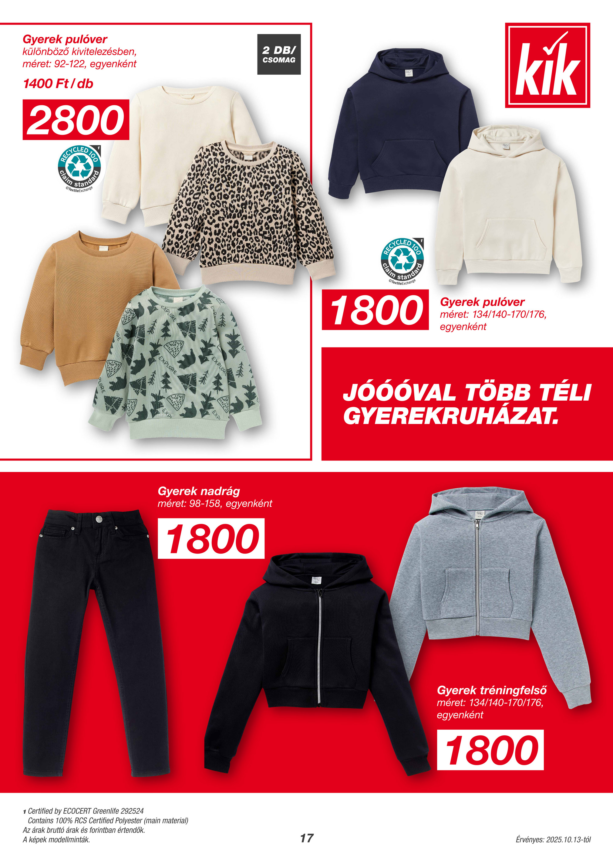 kik - KiK akciós újság, érvényes 10.13. - 11.02. - page: 17