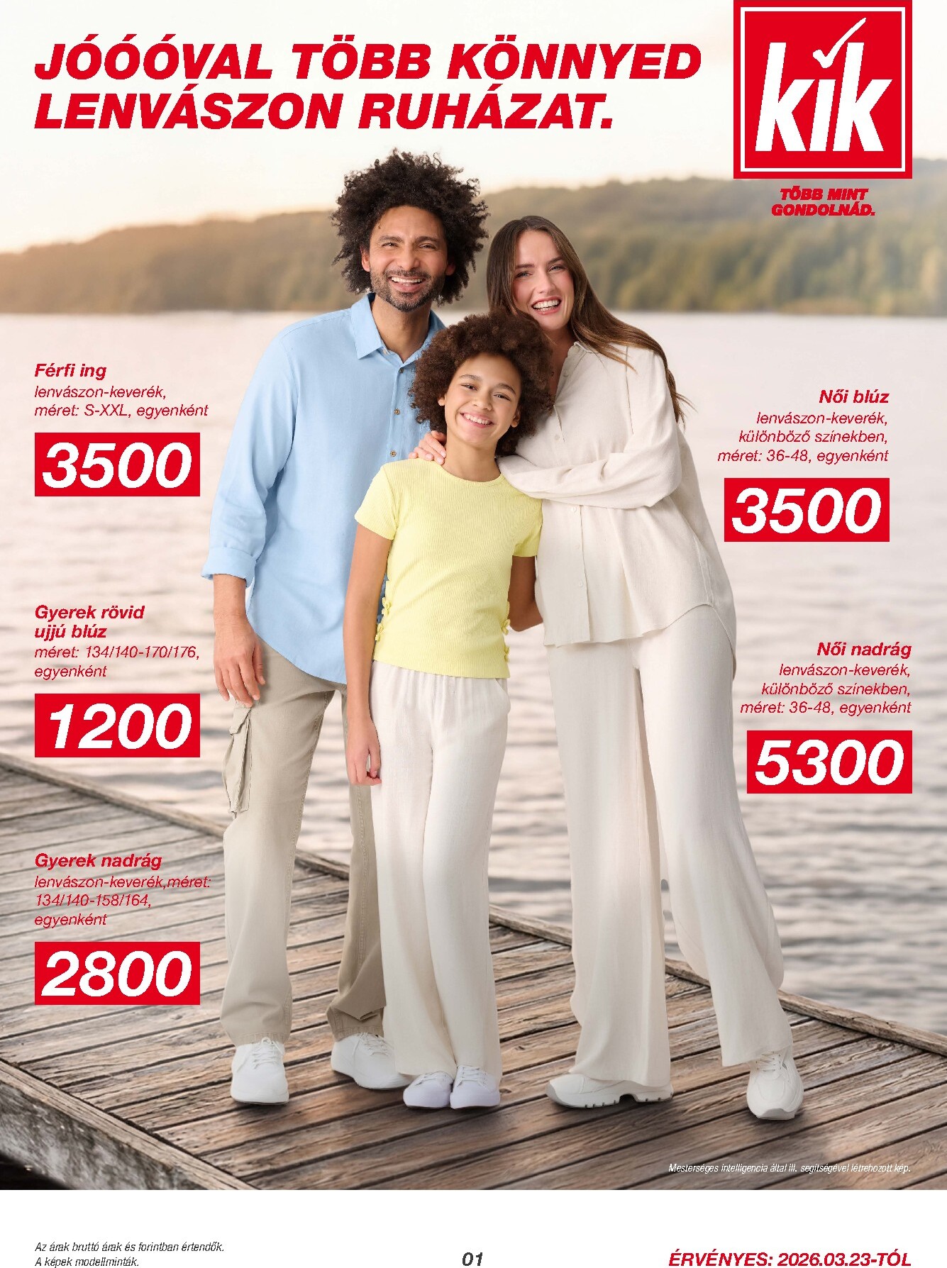 kik - KiK akciós újság, érvényes 2026.03.23. - 2026.04.19. - page: 1