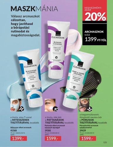 avon - Aktuális Avon szórólap érvényes hétfőtől 2026.06.01.-től keddtől 2026.06.30.-ig - page: 121