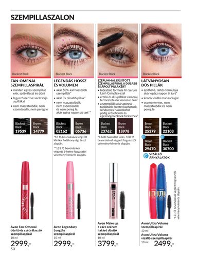 avon - Aktuális Avon szórólap érvényes hétfőtől 2026.06.01.-től keddtől 2026.06.30.-ig - page: 50