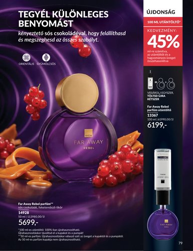 avon - Aktuális Avon szórólap érvényes hétfőtől 2026.06.01.-től keddtől 2026.06.30.-ig - page: 79