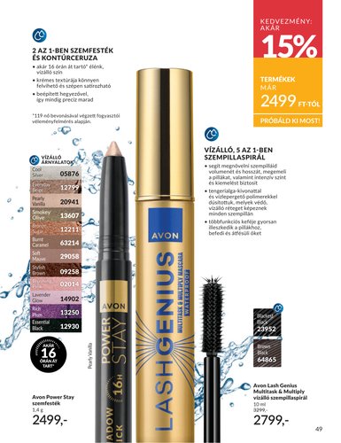 avon - Aktuális Avon szórólap érvényes hétfőtől 2026.06.01.-től keddtől 2026.06.30.-ig - page: 49