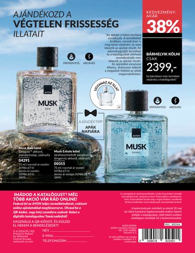 avon - Aktuális Avon szórólap érvényes hétfőtől 2026.06.01.-től keddtől 2026.06.30.-ig - page: 180