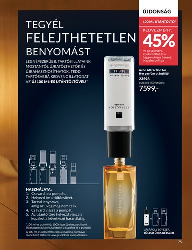 avon - Aktuális Avon szórólap érvényes hétfőtől 2026.06.01.-től keddtől 2026.06.30.-ig - page: 75