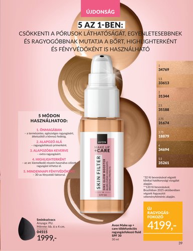 avon - Aktuális Avon szórólap érvényes hétfőtől 2026.06.01.-től keddtől 2026.06.30.-ig - page: 39