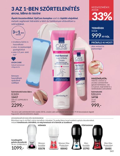 avon - Aktuális Avon szórólap érvényes hétfőtől 2026.06.01.-től keddtől 2026.06.30.-ig - page: 163