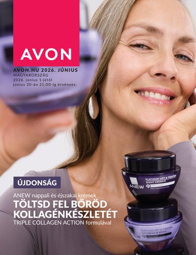 avon - Aktuális Avon szórólap érvényes hétfőtől 2026.06.01.-től keddtől 2026.06.30.-ig - page: 1