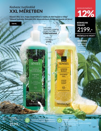 avon - Aktuális Avon szórólap érvényes hétfőtől 2026.06.01.-től keddtől 2026.06.30.-ig - page: 169