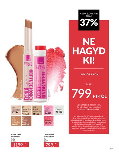 avon - Aktuális Avon szórólap érvényes hétfőtől 2026.06.01.-től keddtől 2026.06.30.-ig - page: 57