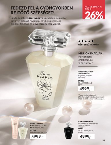 avon - Aktuális Avon szórólap érvényes hétfőtől 2026.06.01.-től keddtől 2026.06.30.-ig - page: 37