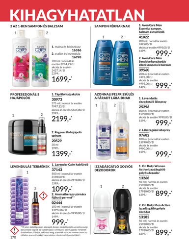 avon - Aktuális Avon szórólap érvényes hétfőtől 2026.06.01.-től keddtől 2026.06.30.-ig - page: 170