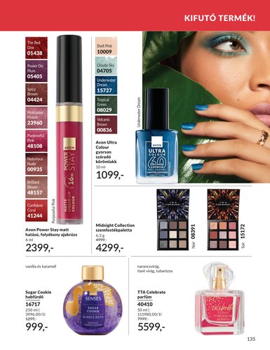 avon - Aktuális Avon szórólap érvényes szerdától 2026.07.01.-től péntektől 2026.07.31.-ig - page: 135
