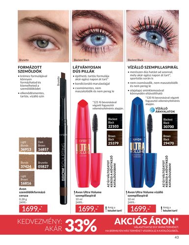 avon - Aktuális Avon szórólap érvényes szerdától 2026.07.01.-től péntektől 2026.07.31.-ig - page: 43