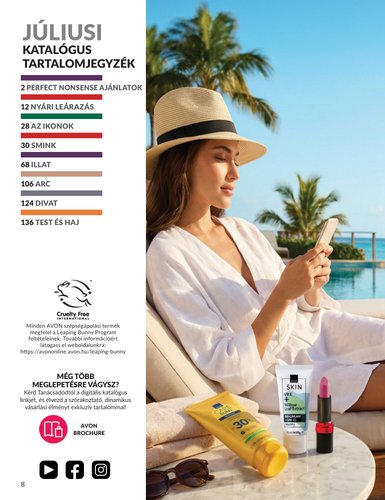 avon - Aktuális Avon szórólap érvényes szerdától 2026.07.01.-től péntektől 2026.07.31.-ig - page: 8