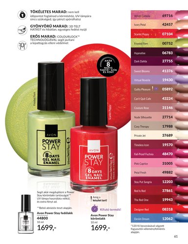 avon - Aktuális Avon szórólap érvényes szerdától 2026.07.01.-től péntektől 2026.07.31.-ig - page: 61