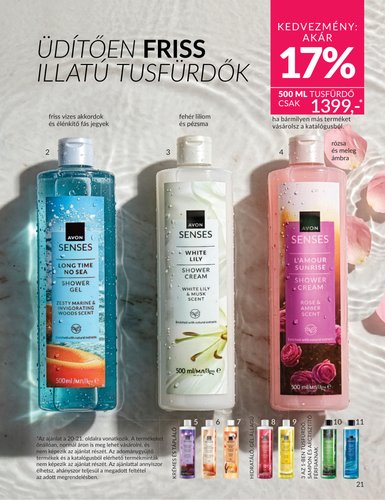 avon - Aktuális Avon szórólap érvényes szerdától 2026.07.01.-től péntektől 2026.07.31.-ig - page: 21