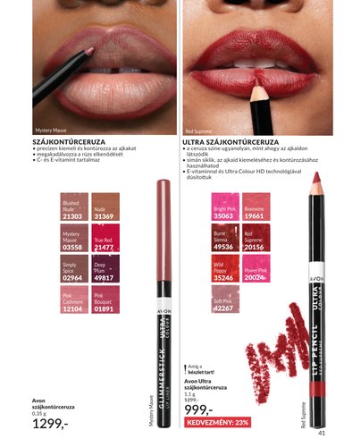 avon - Aktuális Avon szórólap érvényes szerdától 2026.07.01.-től péntektől 2026.07.31.-ig - page: 41
