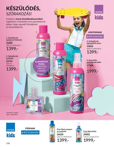 avon - Aktuális Avon szórólap érvényes szerdától 2026.07.01.-től péntektől 2026.07.31.-ig - page: 158