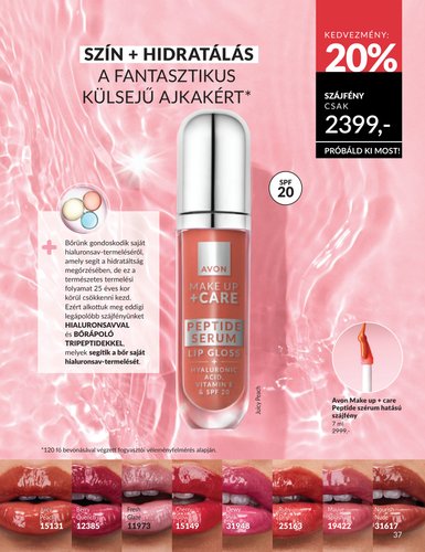 avon - Aktuális Avon szórólap érvényes szerdától 2026.07.01.-től péntektől 2026.07.31.-ig - page: 37