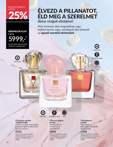 avon - Aktuális Avon szórólap érvényes szerdától 2026.07.01.-től péntektől 2026.07.31.-ig - page: 70