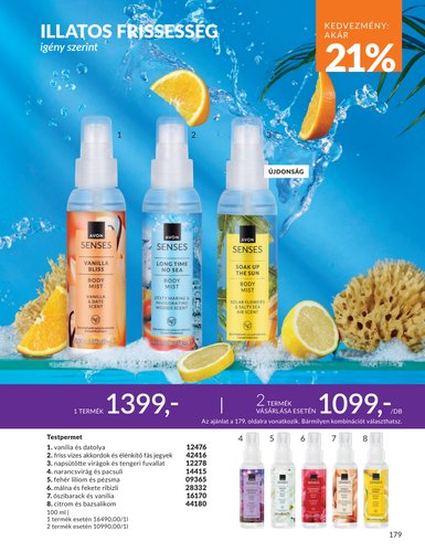 avon - Aktuális Avon szórólap érvényes szerdától 2026.07.01.-től péntektől 2026.07.31.-ig - page: 179