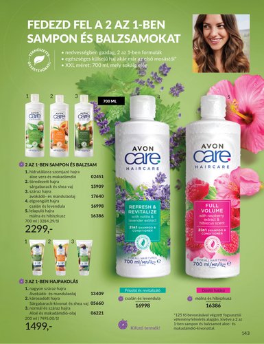 avon - Aktuális Avon szórólap érvényes szerdától 2026.07.01.-től péntektől 2026.07.31.-ig - page: 143