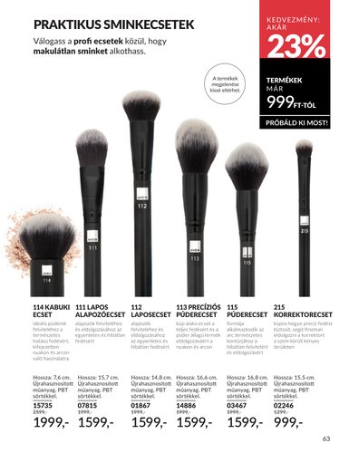 avon - Aktuális Avon szórólap érvényes szerdától 2026.07.01.-től péntektől 2026.07.31.-ig - page: 63