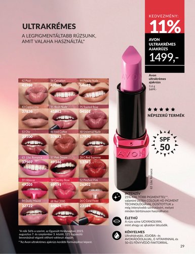 avon - Aktuális Avon szórólap érvényes szerdától 2026.07.01.-től péntektől 2026.07.31.-ig - page: 29