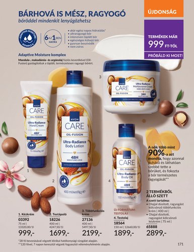 avon - Aktuális Avon szórólap érvényes szerdától 2026.07.01.-től péntektől 2026.07.31.-ig - page: 171
