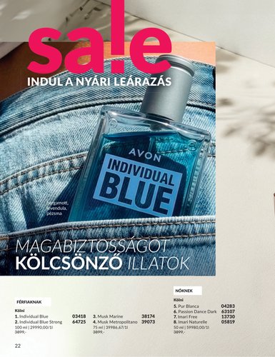 avon - Aktuális Avon szórólap érvényes szerdától 2026.07.01.-től péntektől 2026.07.31.-ig - page: 22