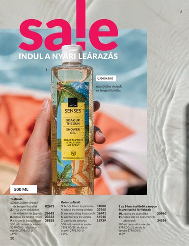 avon - Aktuális Avon szórólap érvényes szerdától 2026.07.01.-től péntektől 2026.07.31.-ig - page: 20