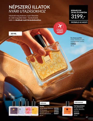 avon - Aktuális Avon szórólap érvényes szerdától 2026.07.01.-től péntektől 2026.07.31.-ig - page: 87