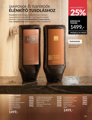 avon - Aktuális Avon szórólap érvényes szerdától 2026.07.01.-től péntektől 2026.07.31.-ig - page: 101