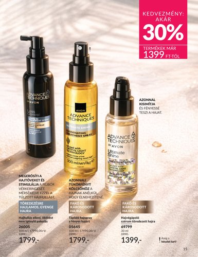 avon - Aktuális Avon szórólap érvényes szerdától 2026.07.01.-től péntektől 2026.07.31.-ig - page: 15