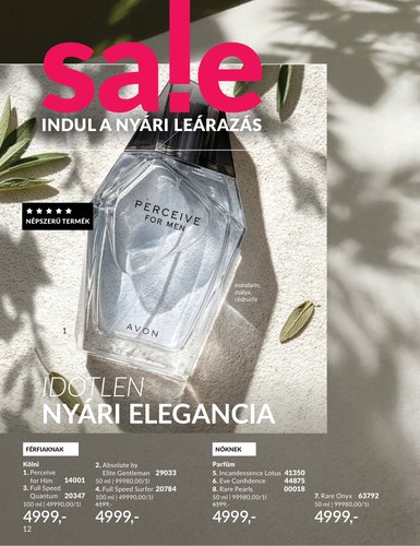 avon - Aktuális Avon szórólap érvényes szerdától 2026.07.01.-től péntektől 2026.07.31.-ig - page: 12