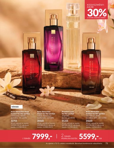 avon - Aktuális Avon szórólap érvényes szerdától 2026.07.01.-től péntektől 2026.07.31.-ig - page: 73
