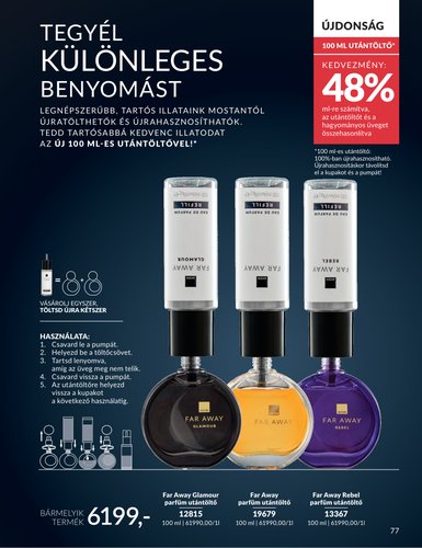 avon - Aktuális Avon szórólap érvényes szerdától 2026.07.01.-től péntektől 2026.07.31.-ig - page: 77