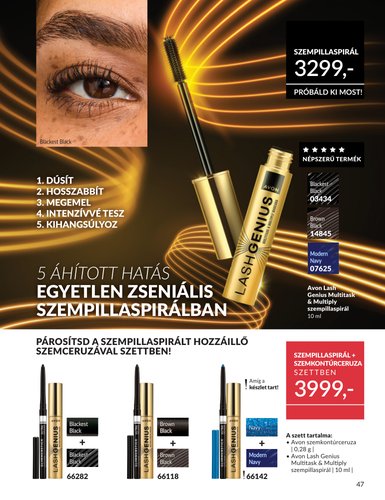 avon - Aktuális Avon szórólap érvényes szerdától 2026.07.01.-től péntektől 2026.07.31.-ig - page: 47