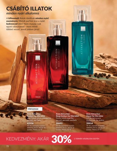 avon - Aktuális Avon szórólap érvényes szerdától 2026.07.01.-től péntektől 2026.07.31.-ig - page: 72