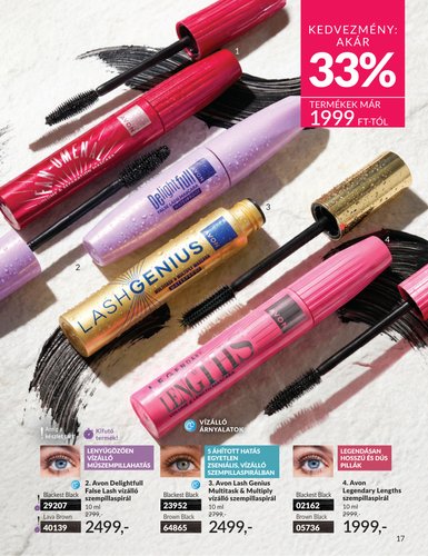 avon - Aktuális Avon szórólap érvényes szerdától 2026.07.01.-től péntektől 2026.07.31.-ig - page: 17