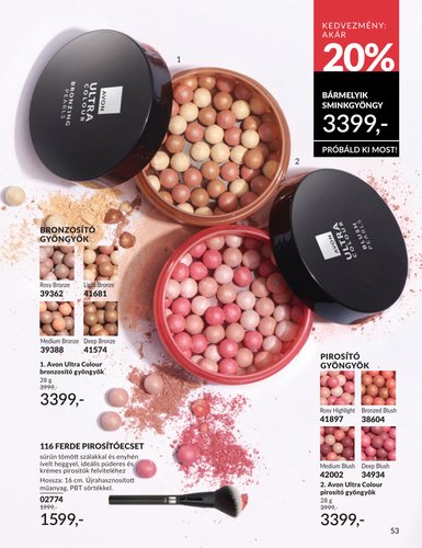 avon - Aktuális Avon szórólap érvényes szerdától 2026.07.01.-től péntektől 2026.07.31.-ig - page: 53